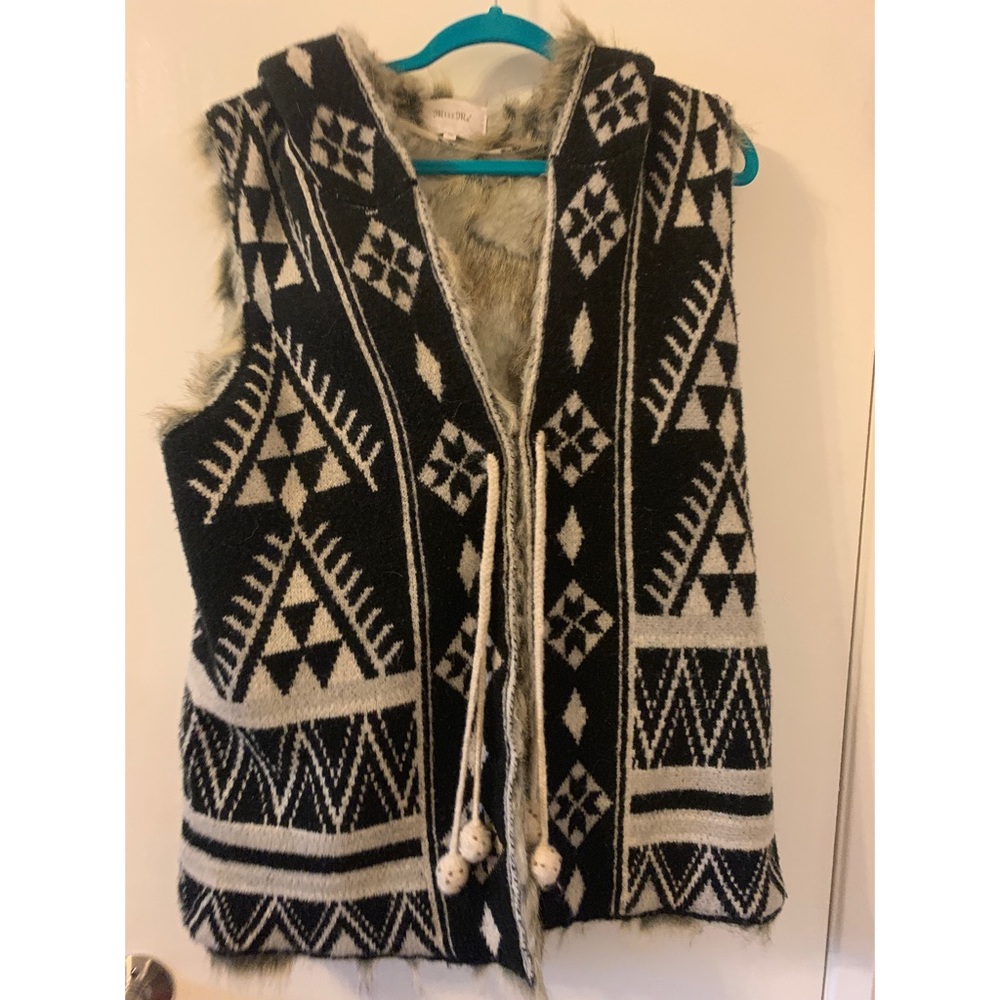 Aztec sweater vest